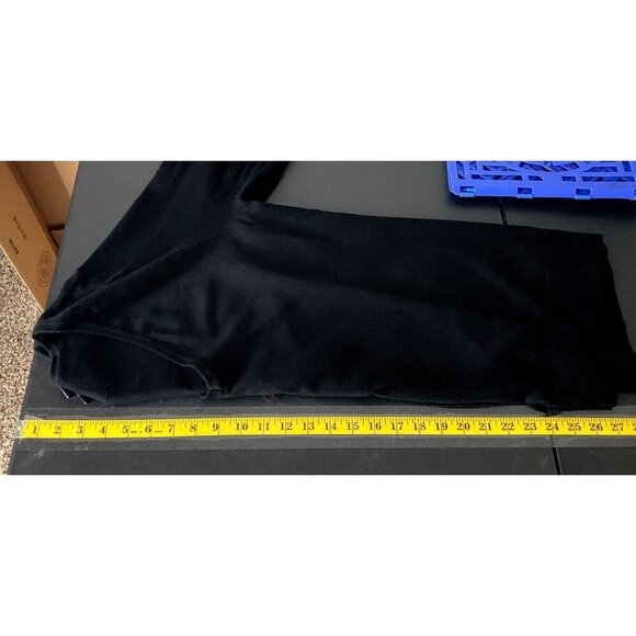 Torrid‎ Sweater Women 2X Black Puff Sleeve V-Neck Ribbed Hem Knit - Picture 9 of 11